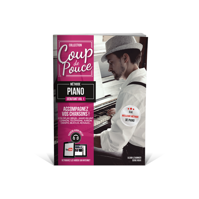 Le p'tit coup de pouce Piano - Méthode de piano enfants