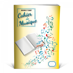 Cahier de musique format A4