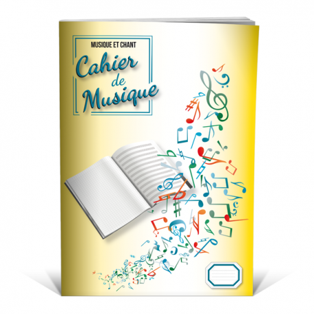 Cahier musique et chant - 48 pages format A4