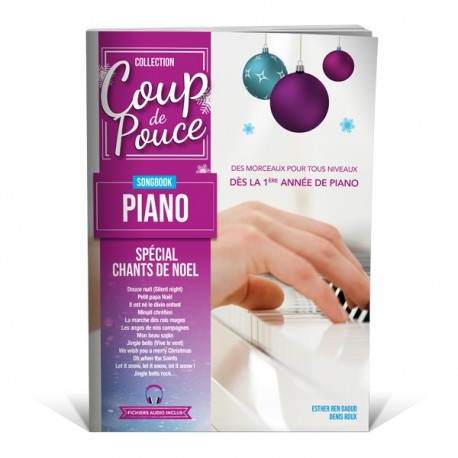 Coup de pouce Songbook piano chants de Noël - méthode piano