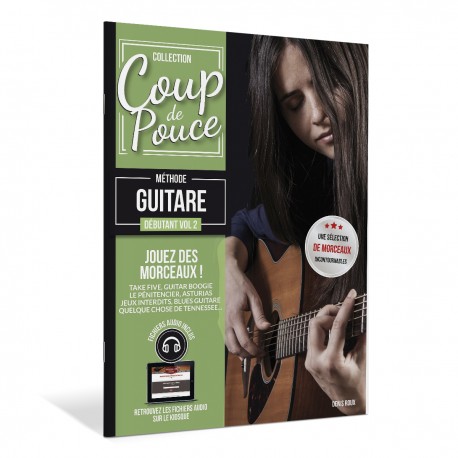 COUP DE POUCE Méthode Guitare Rock Débutant Vol 2