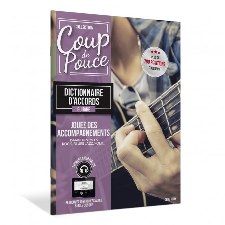 Coup de pouce dictionnaire d’accords - 900 accords guitare