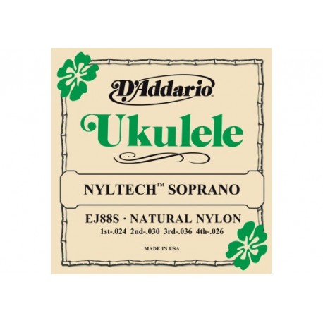 D'ADDARIO Jeu Ukulélé Soprano