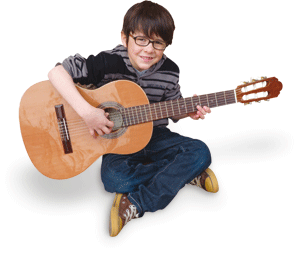 Le p'tit coup de pouce : ma première guitare t.1 : méthode enfant