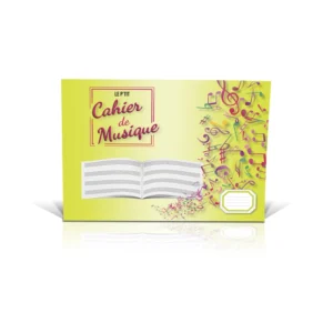 Cahier de musique 4 portées
