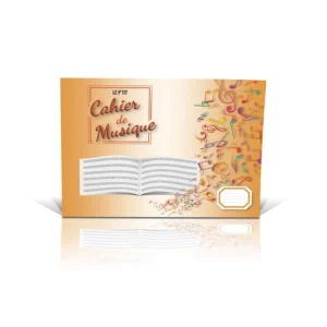 Cahier de musique 6 portées