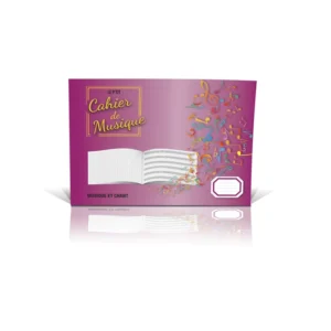 Cahier de musique et chant