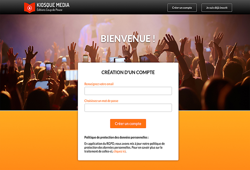 Créez votre compte